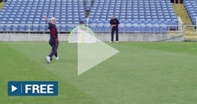 Throwing at the stumps