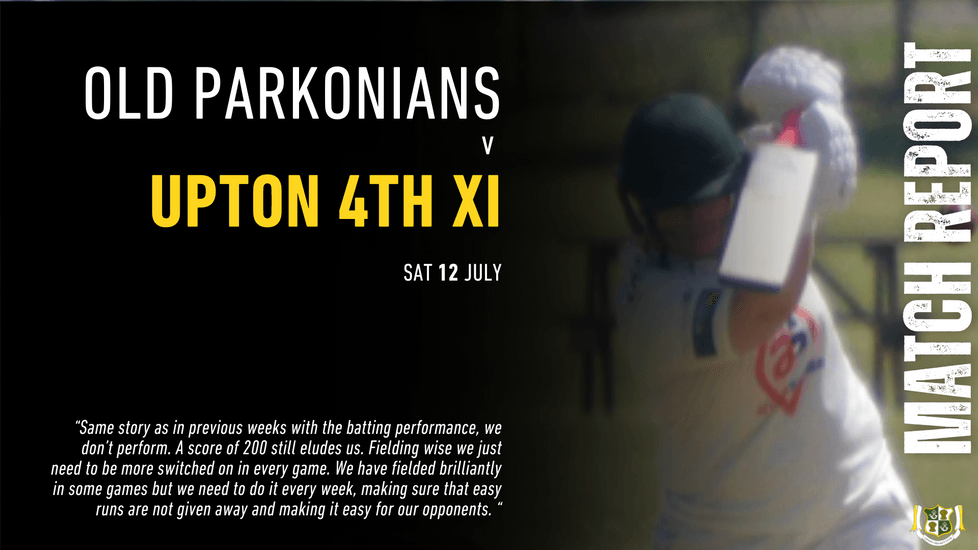 4th XI v Old Parkonians