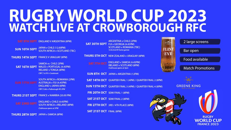 Crowborough RFC News August 2023