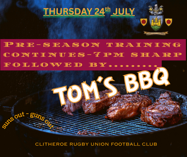 Thursday Training & BBQ