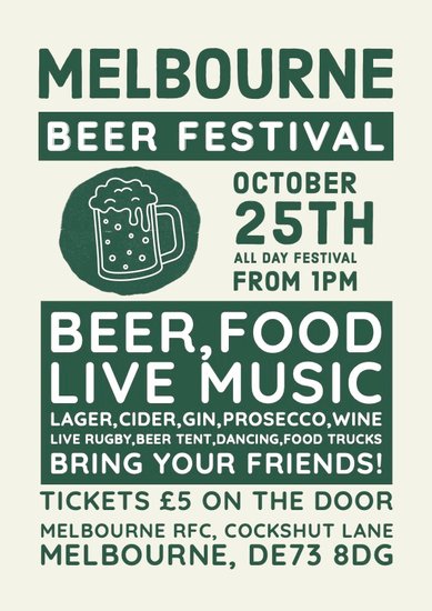 Melbourne RFC Beer Festival