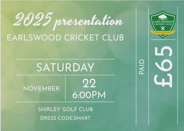 2025 Senior Presentation Ticket