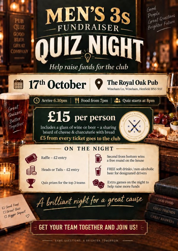 Quiz Night Ticket - 17th October