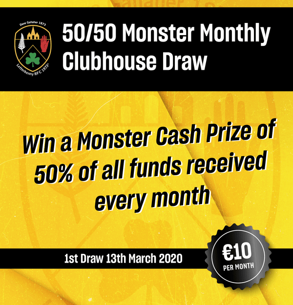 Club 50/50 Draw