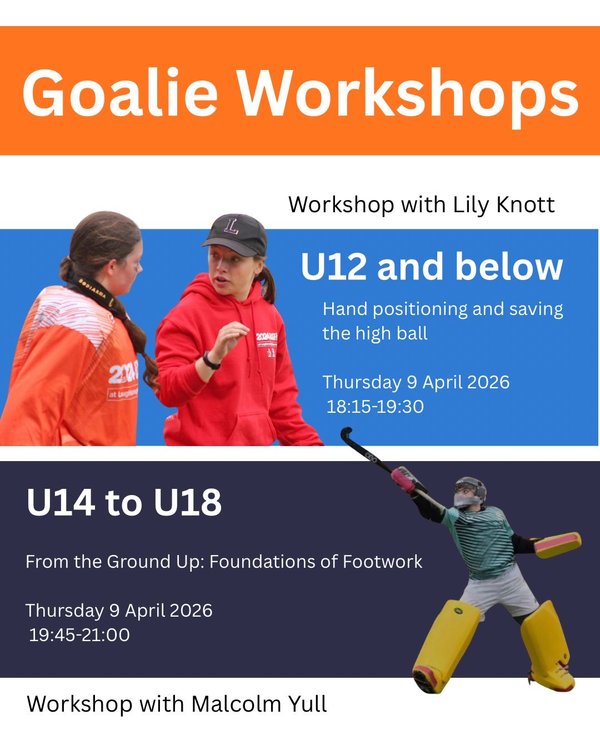 April 2026 Goalie Workshop (U12 and below)