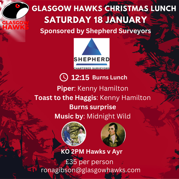 Annual Burns Lunch 18 January