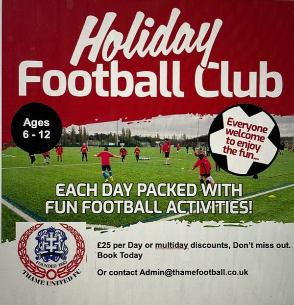 Thame United Holiday Football Camp October