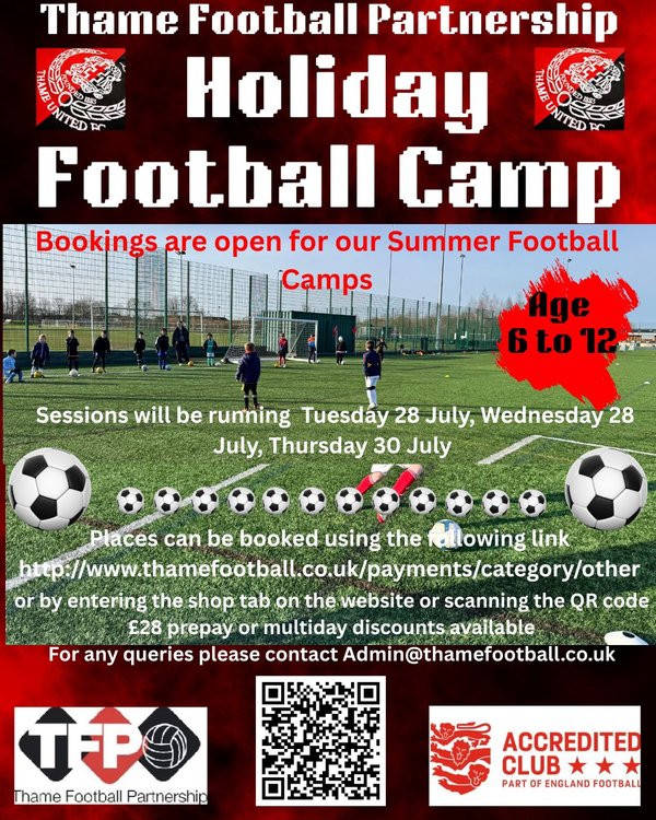 Football Camp W/C 27 July