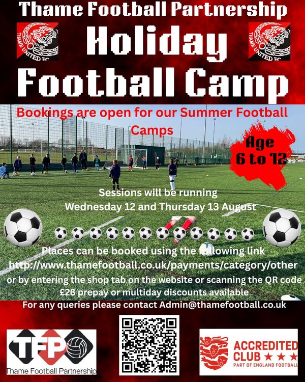 Football Camp W/C 10 August
