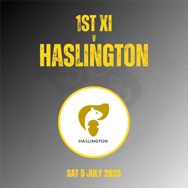 1st XI v Haslington (5 July)