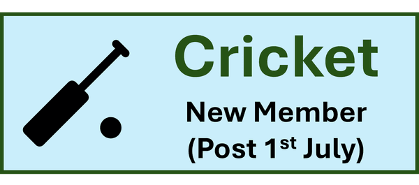 Senior Cricket Playing Membership 2026 - New Member - joined after 1st July