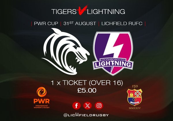 TIGERS WOMEN V LOUGHBOROUGH LIGTHNING 31ST AUGUST 2025