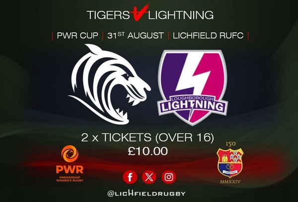 TIGERS WOMEN V LOUGHBOROUGH LIGTHNING 31ST AUGUST 2025