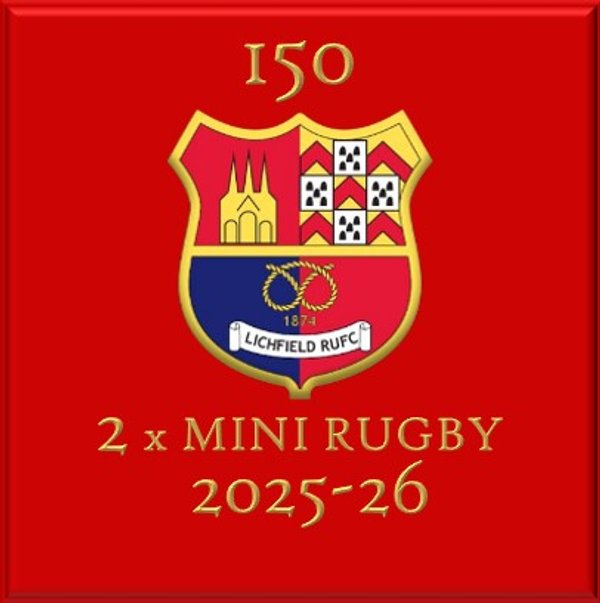 Mini Rugby (U7-U12) 2 x Player Membership 2025-26