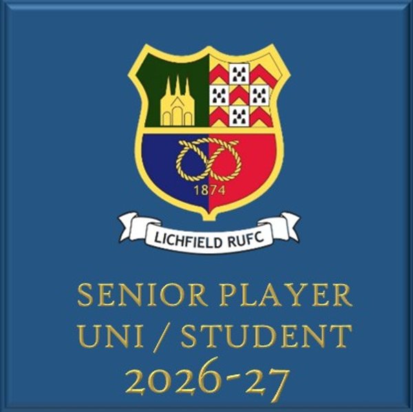 Senior Player Membership (University /  Students)  2026-27