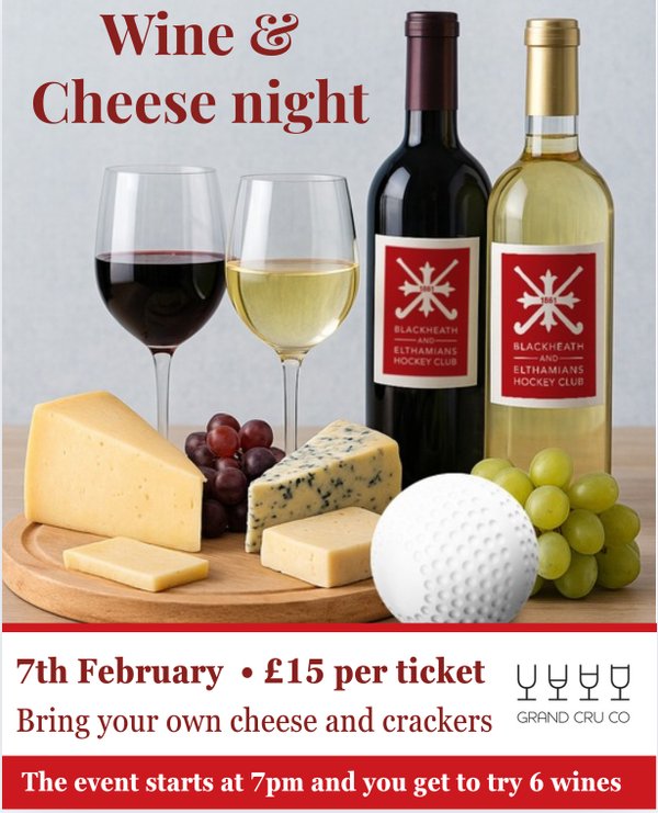 Wine & Cheese Night : 7th February 2026