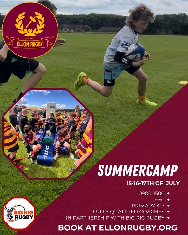 Ellen Rugby Club 2025 Summer Rugby Camp - Ellon Rugby shop