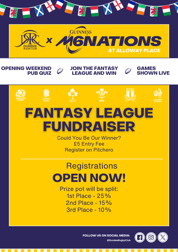 2025 6 Nations Fantasy League Fundraiser