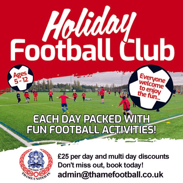 Thame United Holiday Football Camp Summer