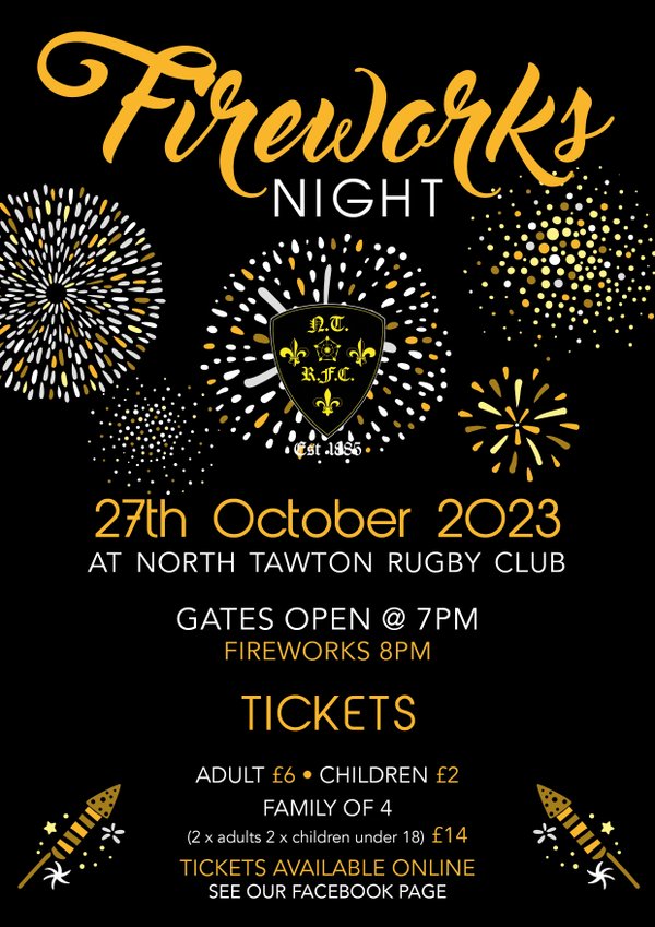 NTRFC Fireworks Night 2023