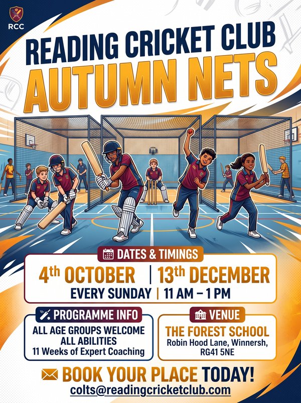 Colts Autumn nets (6 weeks) - 2026