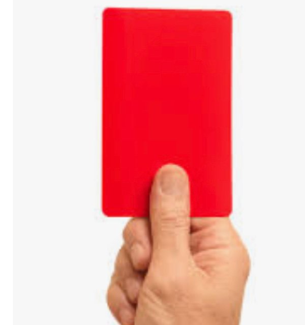 Dismissal Fine/Red Card 2021-2x