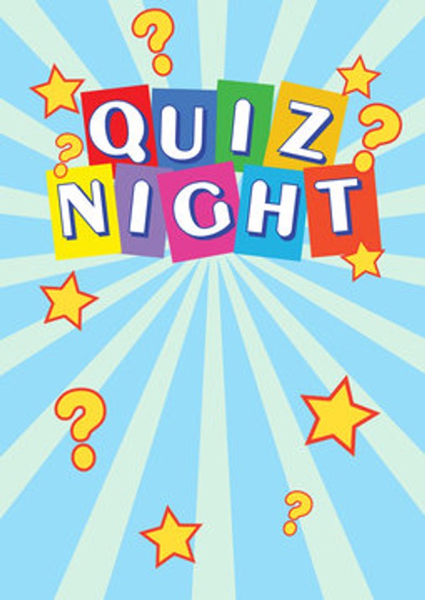 Quiz Night Sat 25th October 7pm