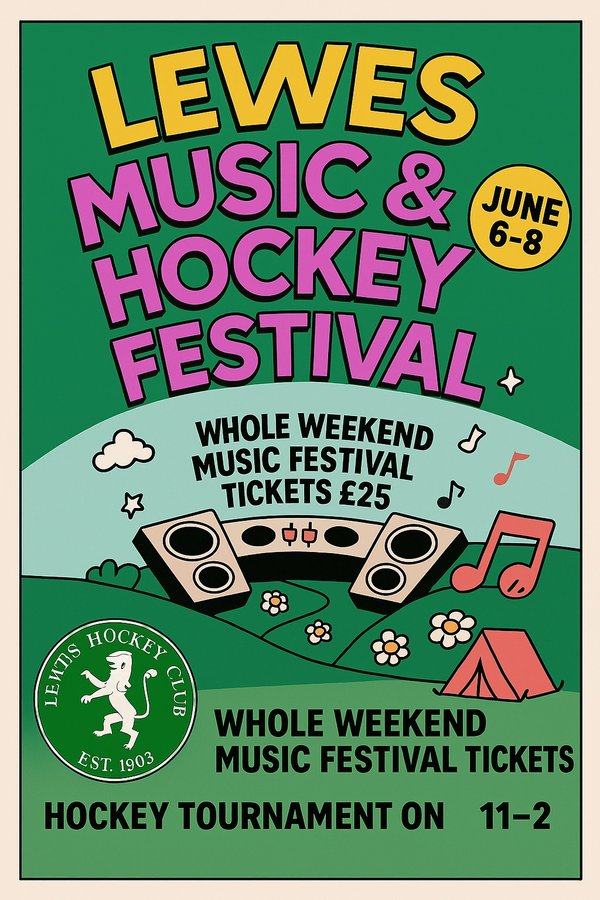 Lewes Music Festival Entry Ticket