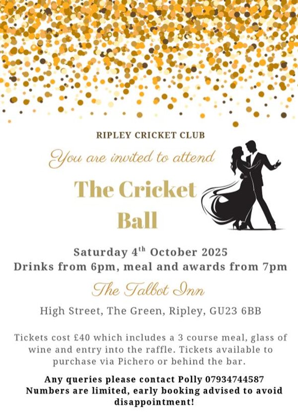 The Cricket Ball - Saturday 4th October 2025