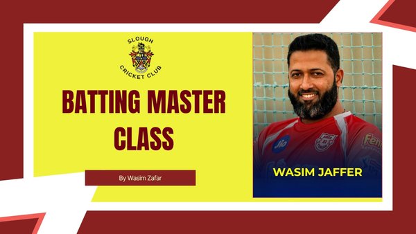 Batting Master class with Wasim Jaffer