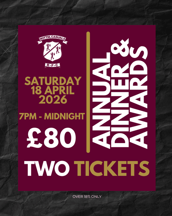 Annual Dinner 18/4/26 (Two tickets)