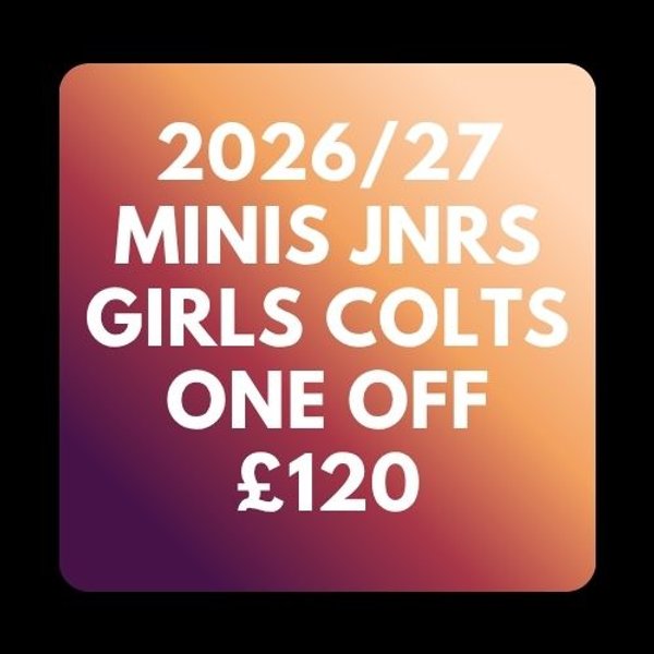 2026/27 One Off - Minis•Juniors•Girls•Colts