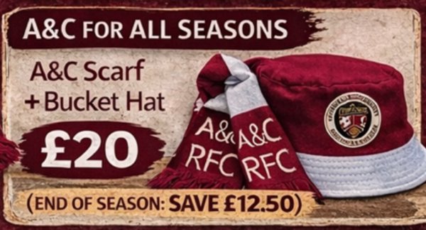 A&C For all seasons! Buy a scarf & a bucket hat for the great price of just £20