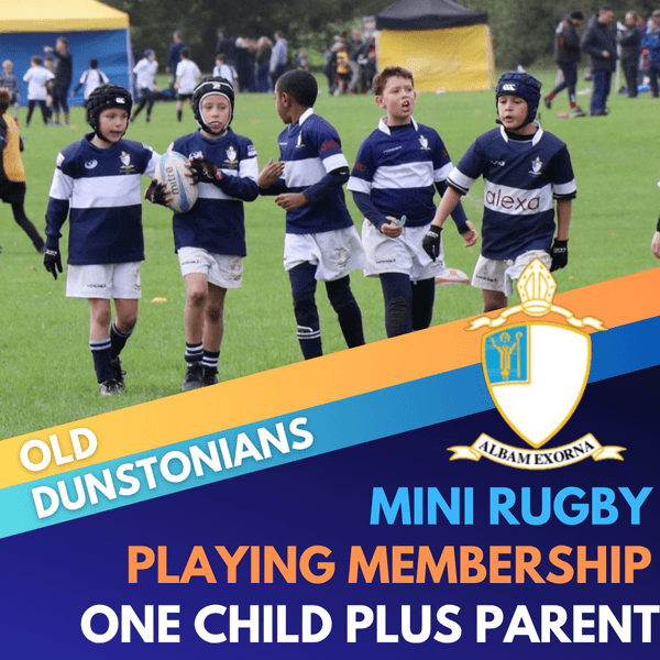 Mini Rugby Membership Player plus parent