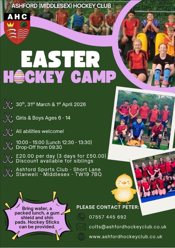 AHC Hockey Camp -Easter Holidays