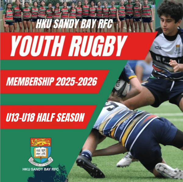 2025-2026 Youth Rugby Membership - Half season membership