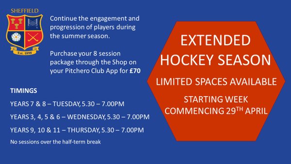 Yr 9/10/11 - 2024 THURSDAY, Extended Season