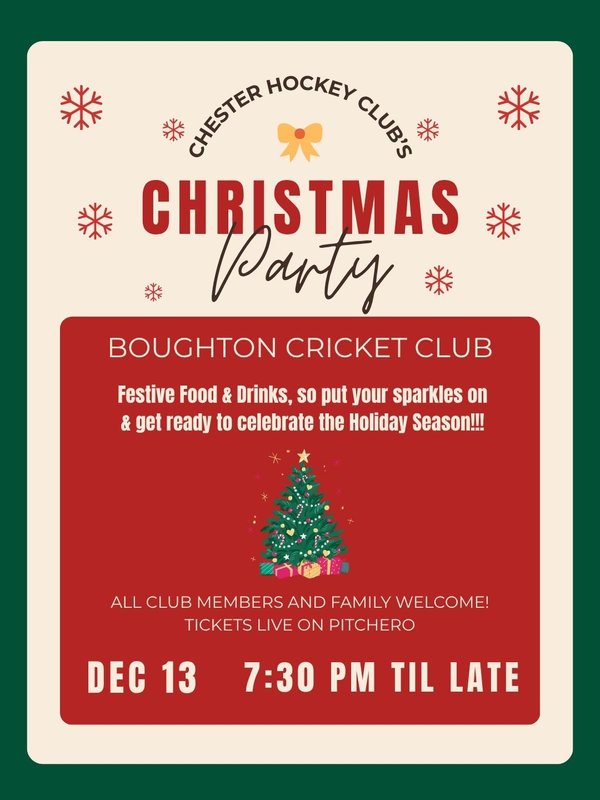 Club Christmas Party Ticket
