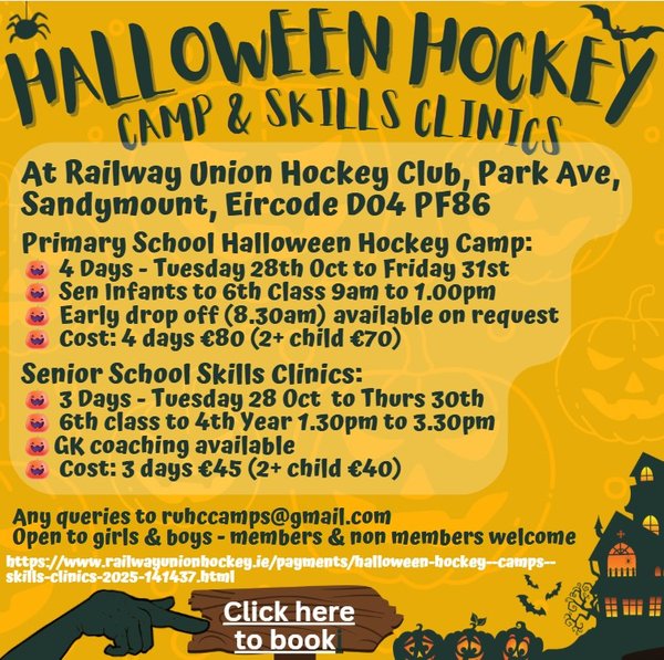 Halloween Hockey - Camps & Skills clinics 2025