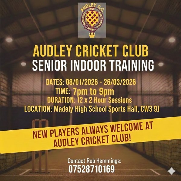 SENIOR WINTER INDOOR TRAINING 2026 (12x sessions)