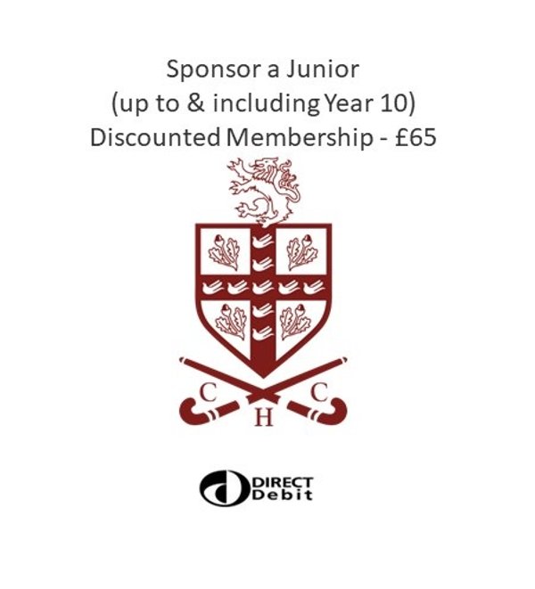 Sponsor a Junior - Via Direct  Debit