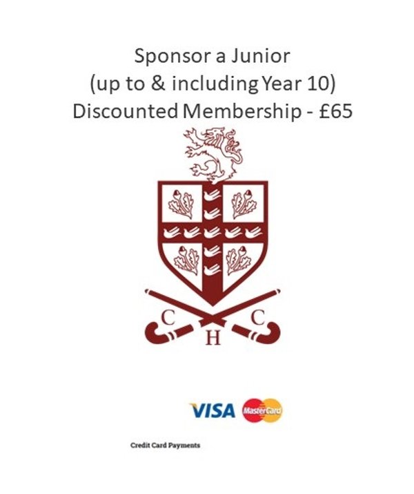 Sponsor a Junior - Via Card Payment