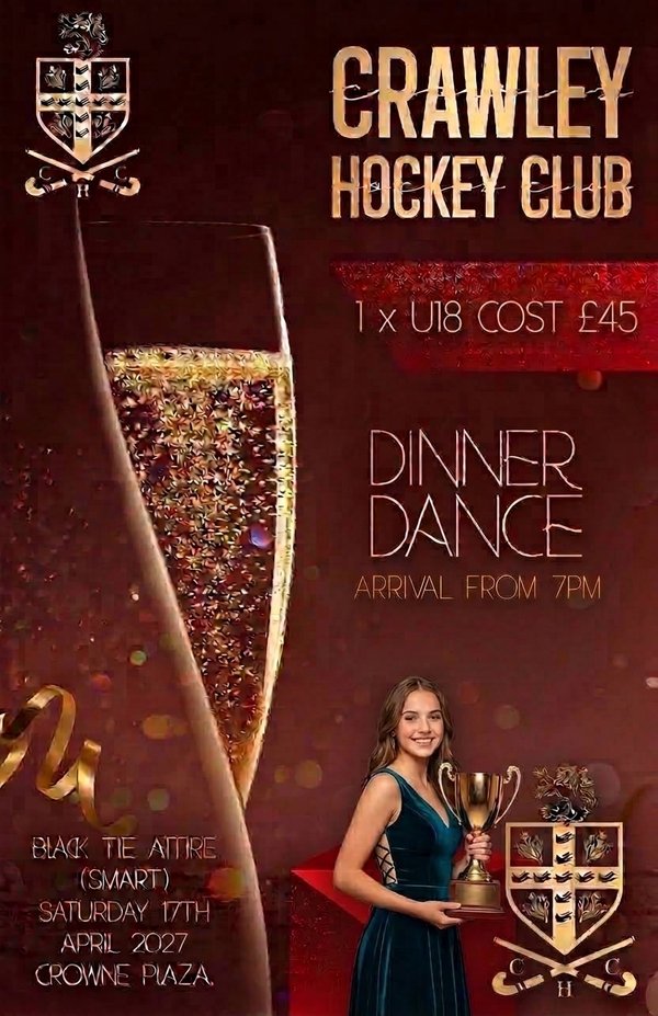 Dinner Dance 2027 - 1 x U18 Ticket