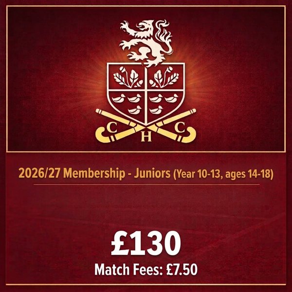 Juniors Years 10–13 (ages 14–18)  Membership 2026 / 2027