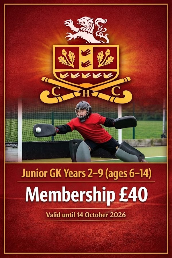 Junior GK Years 2–9 (ages 6–14) Membership