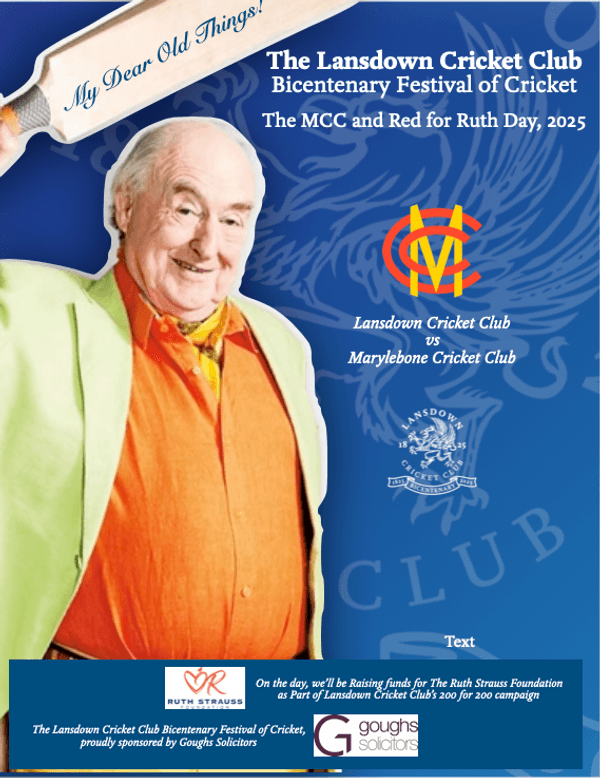 MCC Day With Blowers - General Admission to hear Henry Blofeld