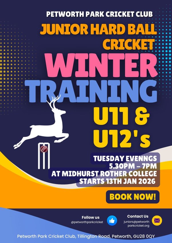 U11 & U12 Junior Winter Nets Programme 2026