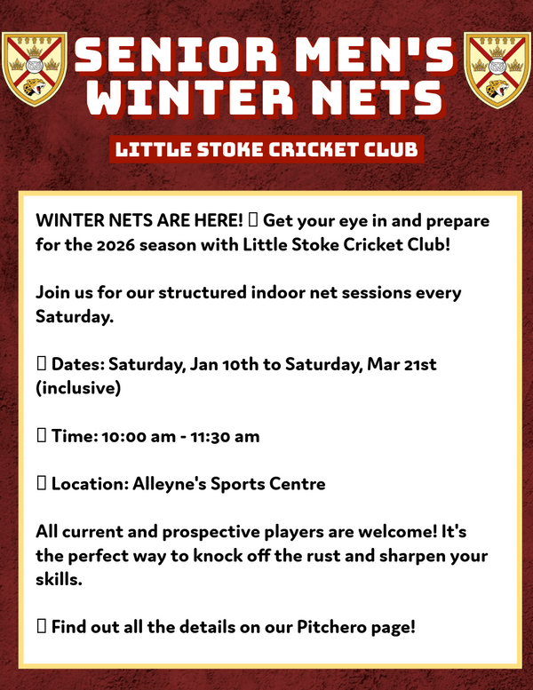 Senior Mens Winter Nets 2026