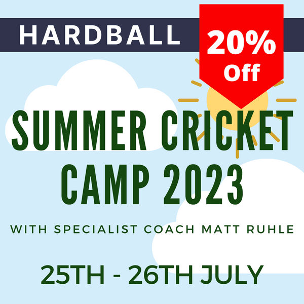 Summer Cricket Camp - 25th/26th July (Hardball) - 20% Discount