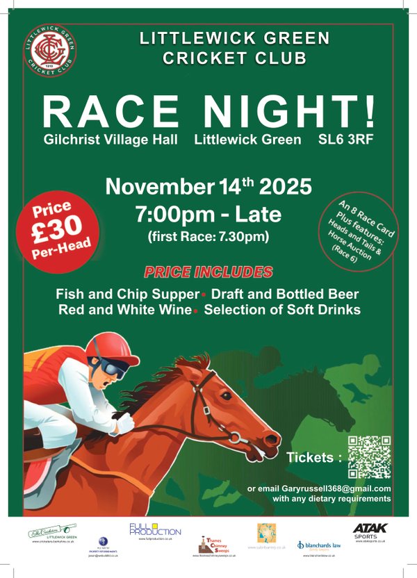 Race Night (£30 per ticket)